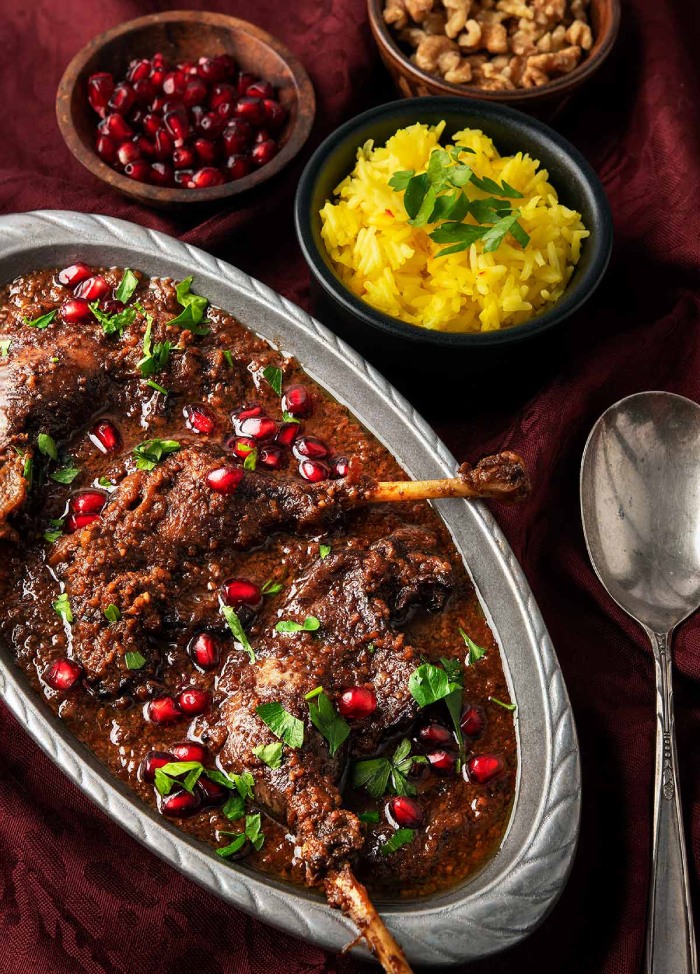 Sholeh Persian restaurant Glasgow Fesenjan
