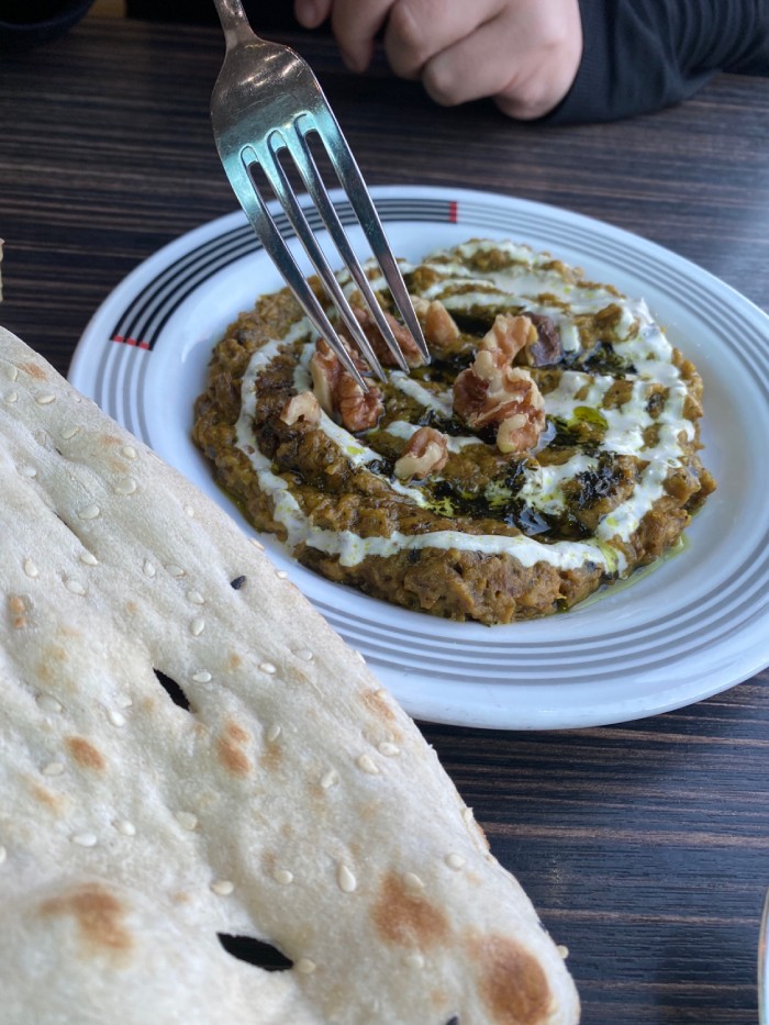 Sholeh Persian restaurant Glasgow loaded