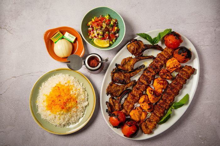 Sholeh Persian restaurant Glasgow loaded