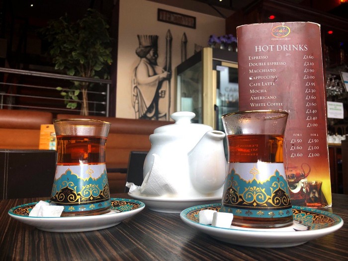 Sholeh Persian restaurant Glasgow coffee