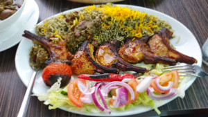 Sholeh Persian restaurant Glasgow baghali polo