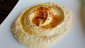 Sholeh Persian restaurant Glasgow humus