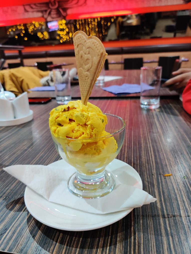 Sholeh Persian restaurant Glasgow saffron icecream