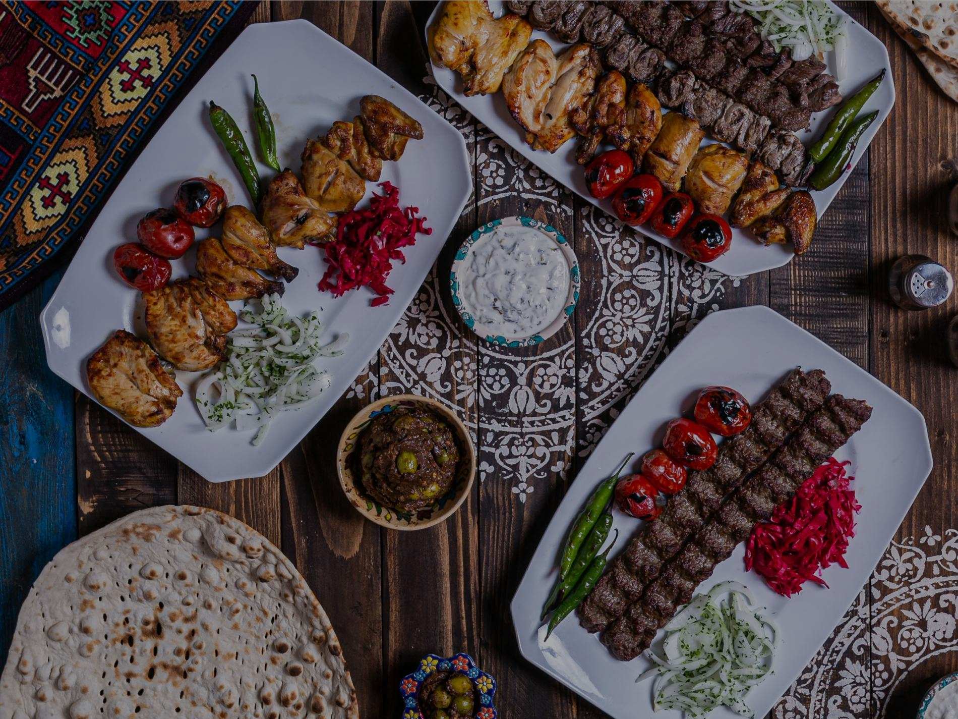 Sholeh Persian restaurant Glasgow mix kebab